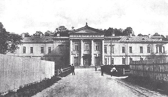Здание Городового госпиталя в г. Гатчине (арх. А.Е.Штауберт, 1820-22)
