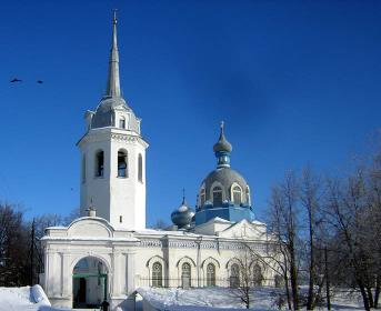 The Cathedral of the Nativity of the Mother of God in Novaya Ladoga (Architect M.A. Shchurupov, 1876-1877)