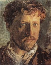 V.A. Serov. Self-portrait.  The 1880s