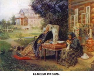 «Все в прошлом». В.М.Максимов.  1889