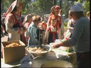 The Izhora native festival in Vistino Village. 2006