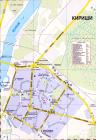 Город Кириши. Карта-схема
